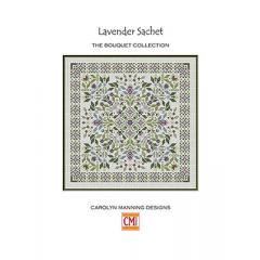 Stickvorlage CM Designs - Lavender Sachet