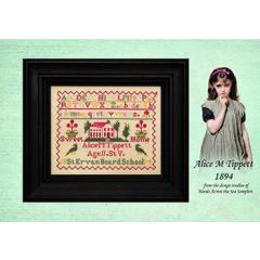 Hands Across The Sea Samplers - Alice M Tippett 1894