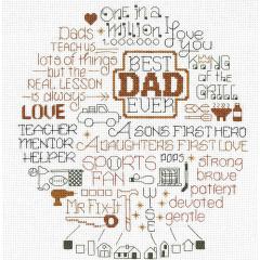 Stickvorlage Imaginating - Lets Cherish Dad