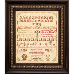 Stickvorlage Hands Across The Sea Samplers - Pollie Gay 1894