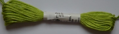 Soie d'Alger Seidenstickgarn - Farbe 244 warmes gelbgrün