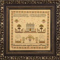 Stickvorlage Hands Across The Sea Samplers - Elizabeth Dinsdale 1846