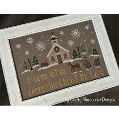 Crafty Bluebonnet Designs - Christmas Village Church
