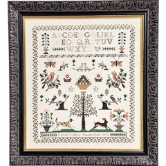 Fox and Rabbit Designs - Fanny Collins 1853 Sampler & Pinwheel