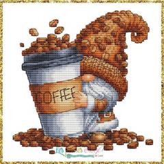 Les Petites Croix De Lucie - Coffee Lover Gnome