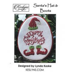 Keslyns - Santas Hat & Boots (Stickvorlage)