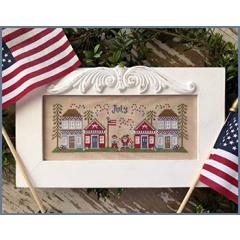 Mini Village July - Country Cottage Needleworks (Stickvorlage)