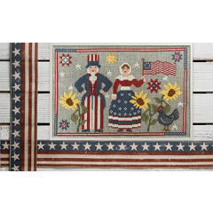 Twin Peak Primitives - Stars And Stripes 1776 (Stickvorlage)