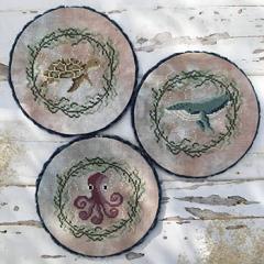 Puntini Puntini - Sea Animals Trio (Stickvorlage)