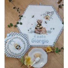 Happy Bees - A Little Honey Is On The Way - Serenita Di Campagna (Stickvorlage)