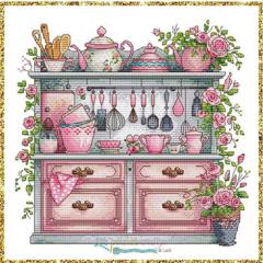 Les Petites Croix De Lucie - Pink Kitchen (Stickvorlage)