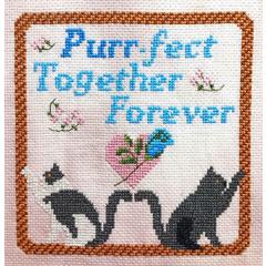 Purr-fect Together Forever - Sister Lou Stitches (Stickvorlage)