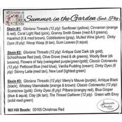 Summer In The Garden - Jeannette Douglas Designs (Embellishment Pack)