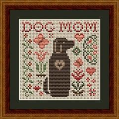 Dog Mam - Happiness Is Heartmade (Stickvorlage)