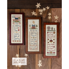 Sampler Trio - Erica Michaels (Stickvorlage)