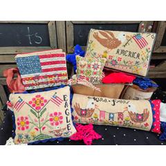 Wildflowers & Freedom - Quaint Rose Needle Arts (Stickvorlage)