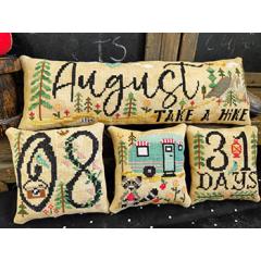 August Take A Hike - Quaint Rose Needle Arts (Stickvorlage)