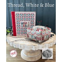 Thread, White & Blue - Hands On Design (Stickvorlage)