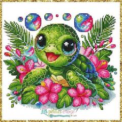 Animal Series Turtle - Les Petites Croix De Lucie (Stickvorlage)