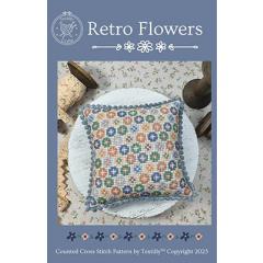 Retro Flowers - Textilly Crafts (Stickvorlage)