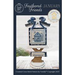 January - Feathered Friends - Textilly Crafts (Stickvorlage)