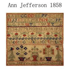 Ann Jefferson 1858 - Just Stitching Along (Stickvorlage)