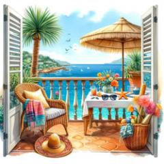 Paradise Window - Needle Minder (magnetischer Nadelhalter)