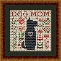 Dog Mam - Happiness Is Heartmade (Stickvorlage)