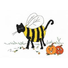 Bee-ware Of The Cat - Imaginating (Stickvorlage)