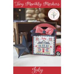 July Tiny Monthly Marker - Anabellas (Stickvorlage)