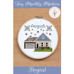Tiny Monthly Marker August - Anabellas (Stickvorlage)
