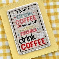 To Drink Coffee - Sweet Wing Studio (Stickvorlage)