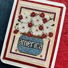 Patriotic Petunias - Sweet Wing Studio (Stickvorlage)