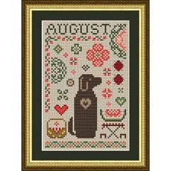 August Dog - Happiness Is Heartmade (Stickvorlage)