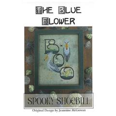Spooky Shoebill - The Blue Flower (Stickvorlage)