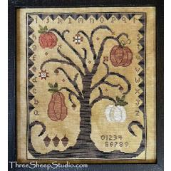 Pumpkin Picking - Three Sheep Studio (Stickvorlage)