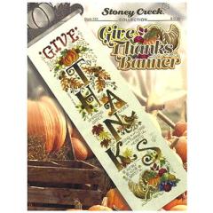 Give Thanks Banner - Stoney Creek Collection (Stickvorlage)