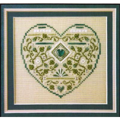 Sapphire & Diamonds Heart Chart Pack (w/emb) - The Sweetheart Tree (Stickvorlage)