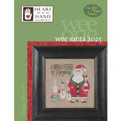 Wee Santa 2025 - Heart In Hand Needleart (Stickvorlage)