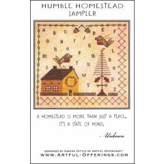 Humble Homestead Sampler - Artful Offerings (Stickvorlage)