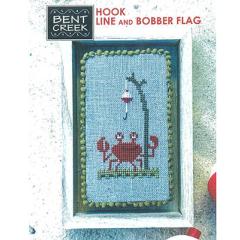 Hook Line And Bobber Flag - Bent Creek (Stickvorlage)