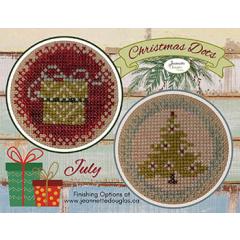 Christmas Dots - July - Jeannette Douglas Designs (Stickvorlage)