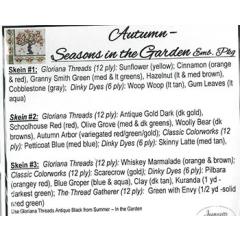 Seasons In The Garden - Autumn - Jeannette Douglas Designs (Embellishment Pack)