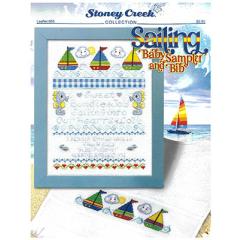 Sailing Baby Sampler And Bib - Stoney Creek Collection (Stickvorlage)