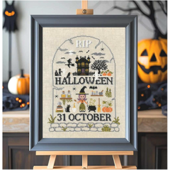 RIP Halloween - Jardin Privé (Stickvorlage)