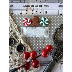 Puntini Puntini - Elegant Gingerbread Pin Set