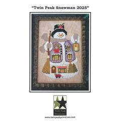 Twin Peak Snowman 2025 - Twin Peak Primitives (Stickvorlage)