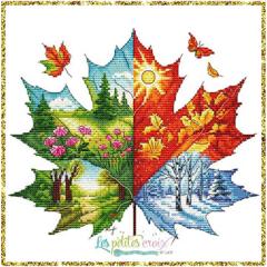Seasons Leave - Les Petites Croix De Lucie (Stickvorlage)