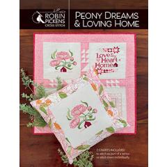 Peony Dreams & Loving Home - Robin Pickens INC (Stickvorlage)