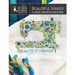 Beautiful Maker Floral Sewing Machine - Robin Pickens INC (Stickvorlage)